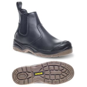 Apache Black Safety Dealer Boot # AP714SM - Low Prices & Next Day Delivery