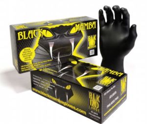 Black Mamba Nitrile Gloves # BMNG