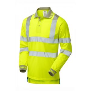 Pulsar® Long Sleeve Polo Shirt Yellow # PLSP-Y