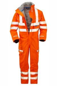 PULSAR® PROTECT HV Orange Waterproof Coverall #PR505-ORG