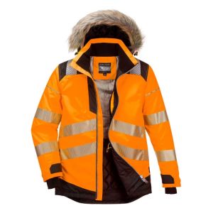 Portwest Hi-Vis Winter Parka Jacket # 369