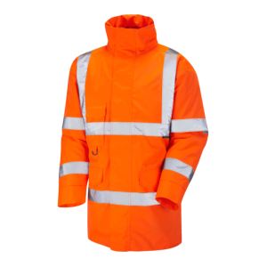 Leo Tawstock EcoViz 4K Baffle Lined Anorak Orange # A01-O-LEO