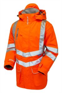 PULSAR® PROTECT Hi Vis Orange Mesh Lined Storm Coat # PR499