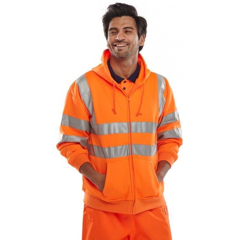 Hi-Vis Zip-Up Sweatshirt # BSHSSEN