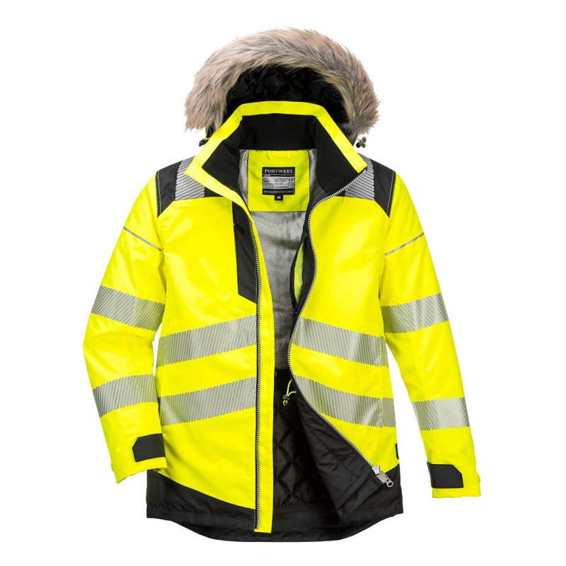 Portwest Hi-Vis Winter Parka Jacket # 369